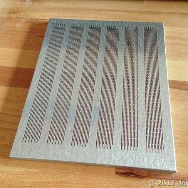 水洗いだけで油汚れが落ちるレンジフード用フィルター