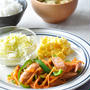 盛り付けで悩まない！定番節約食材で作る“ウインナーと野菜の炒め物”10分節約ワンプレート献立