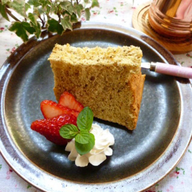 ミルクティーシフォンケーキ♪