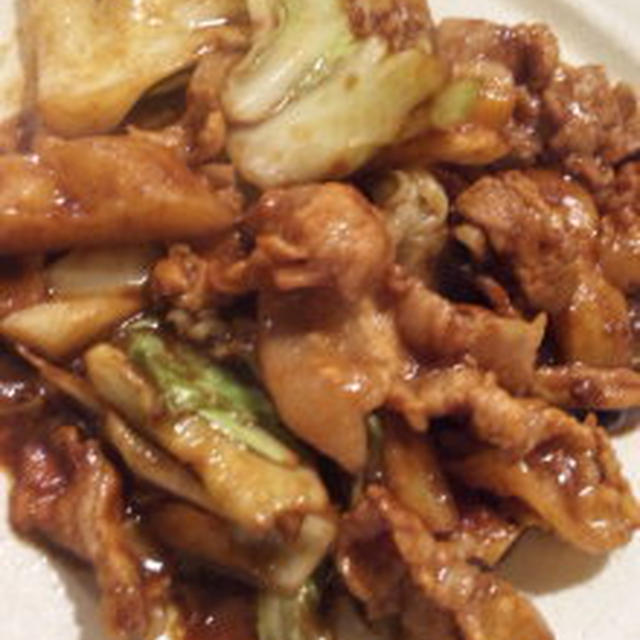 焼肉のたれを活用して回鍋肉を作ってみた。
