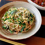 ニラたま焼き蕎麦
