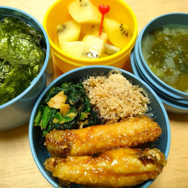 中学男子弁当★13日目