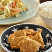 【一汁二菜15分ごはん】もみ込むだけの作りおきですぐできるタンドリーチキン献立