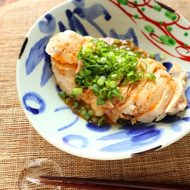 ハウス麻辣醤で簡単！本格よだれ鶏【#スパイス大使　#鶏むね肉】