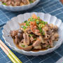 玉ねぎたっぷり牛きのこ炒め。【ワンパンおかず・野菜でかさ増し】のごはんの日。