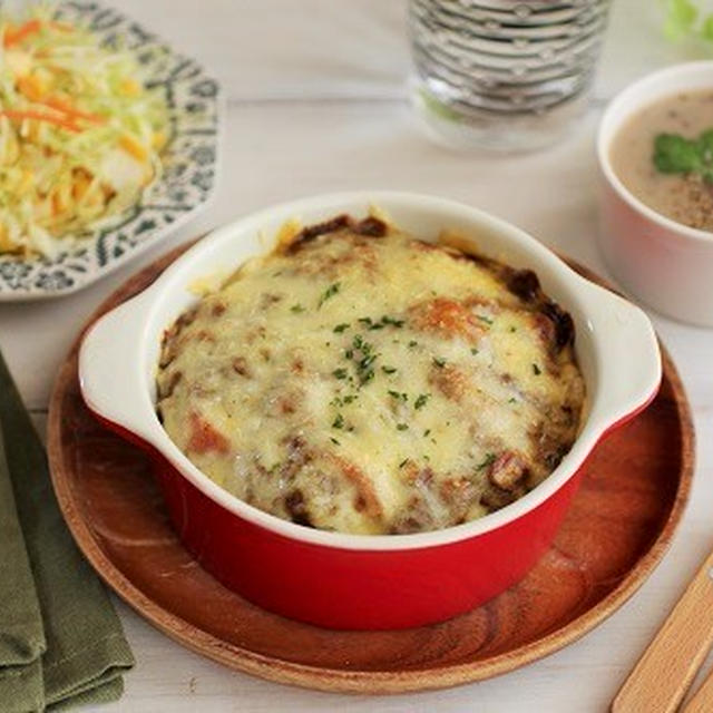 カレーの翌日にドリア献立♪