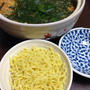 中華麺で食べる坦々鍋♪