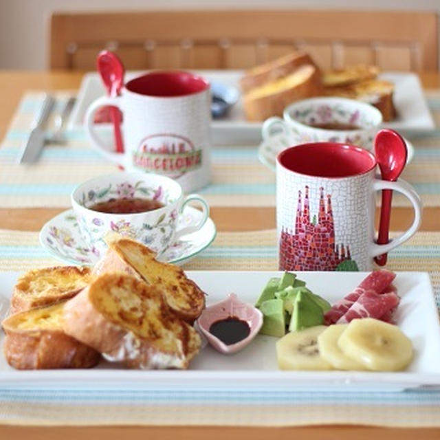 5月15日(金）　フレンチトースト　de　朝食