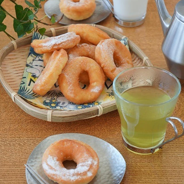 ホットケーキミックスで簡単！豆腐のドーナツ
