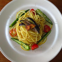 夏野菜×冷製パスタ×レモンペパーミックス