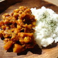 かぼちゃと豆のノンオイルドライカレー by mukoaiさん