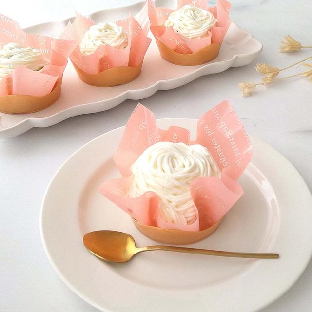 チーズクリームとブルーベリーのモンブランショートケーキ