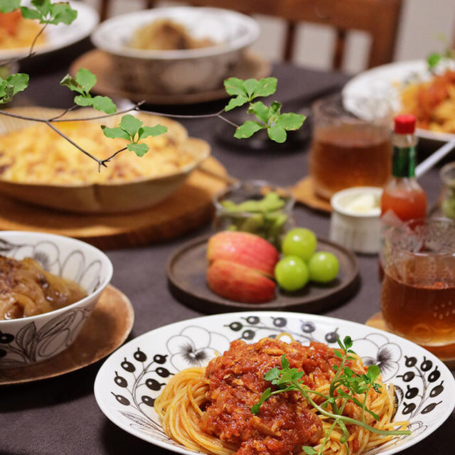 【献立】ツナトマトパスタと、焦がしキャベツのスープと。～誕生日のお祝いは自ら放棄するスタイル～