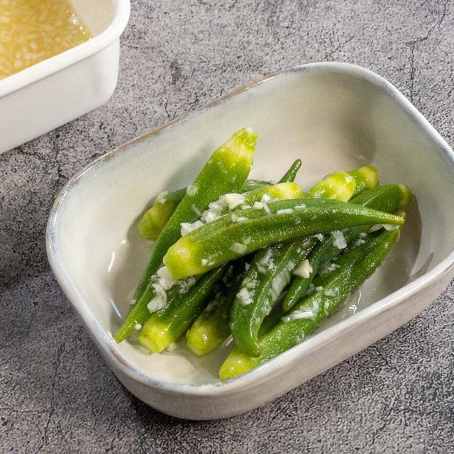 猛暑のお料理はレンジにおまかせ！火を使わない常備菜「オクラの和風ネギ塩マリネ」