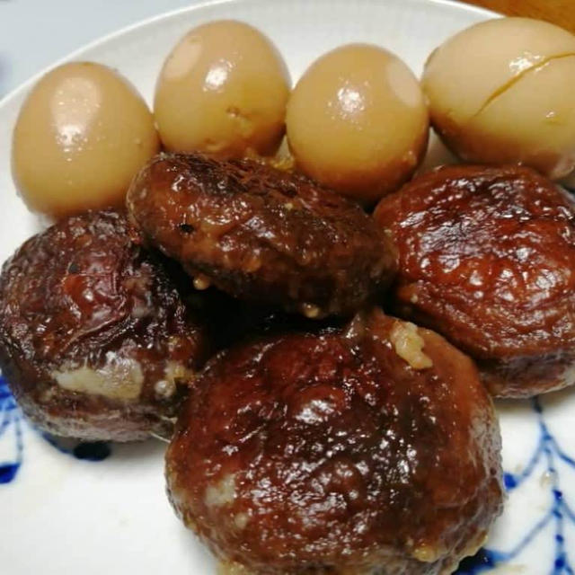 キノコの肉詰め