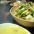 菜花パスタとさつまいもポタージュ