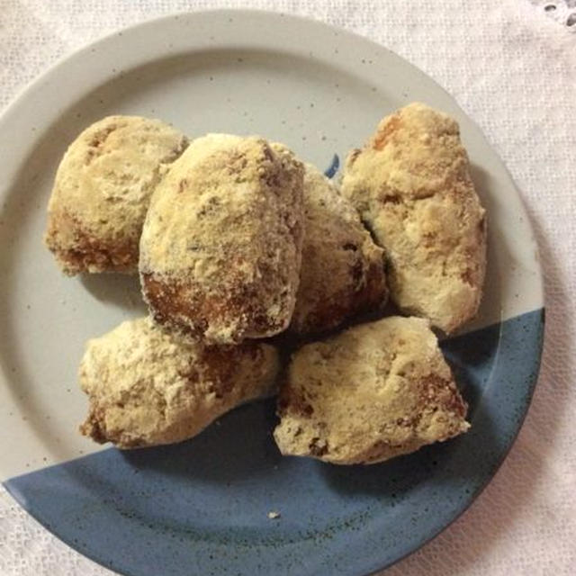 お休みなので、豆腐ドーナッツをつくってみる