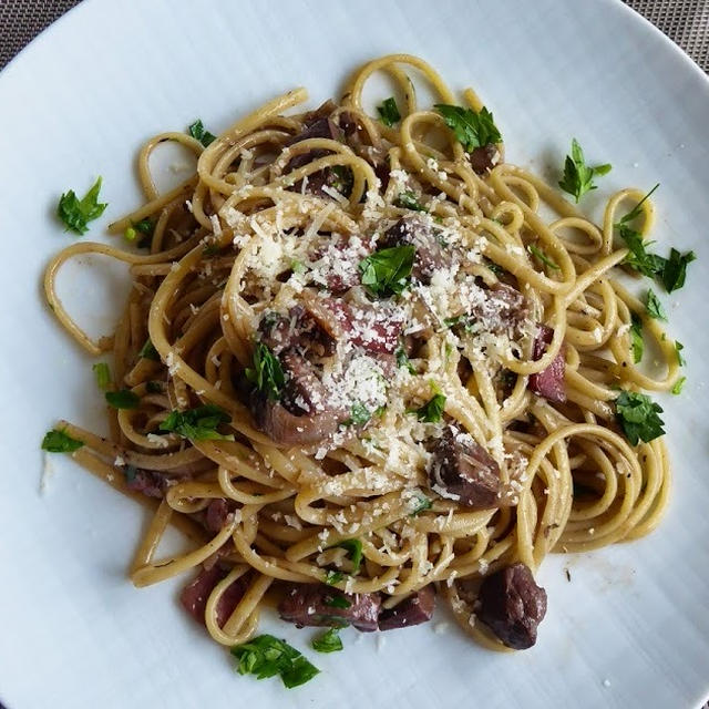 Linguine with calf liver / 子牛レバーのリングイネ