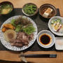 ゴルフで獲得した牛肉で”焼きしゃぶ”の晩ご飯と　咲き始めた花たち♪