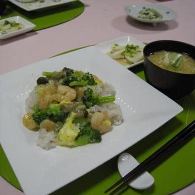 ブロッコリーの丼