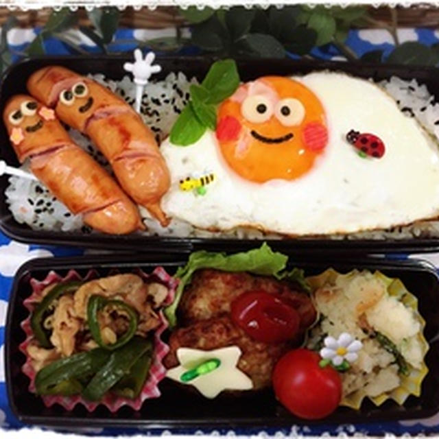 笑う門には福…ってことで！　～男子高校生弁当☆～