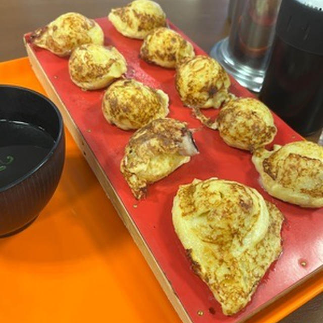 朝ごはんに明石焼き
