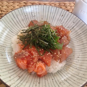 イカやばい♡海鮮丼