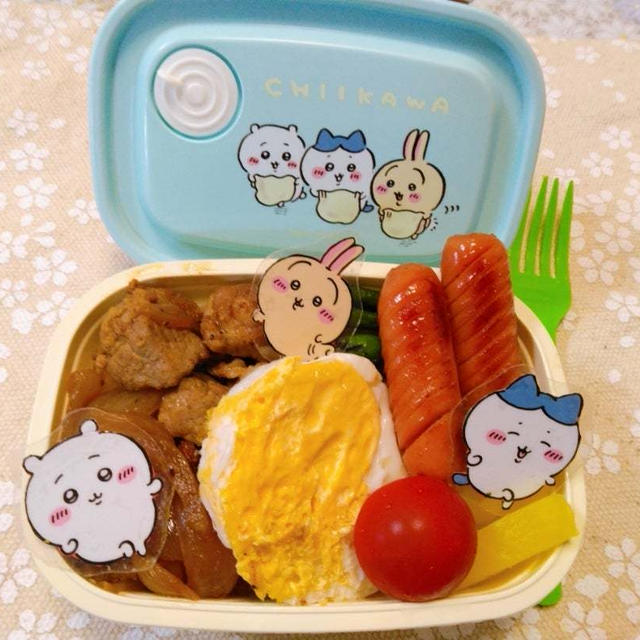 豚ロースのガーリック醤油焼き弁当〖のっけ弁当〗#平日お昼ご飯はお弁当or外食