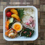 [つくりおき]のおかげでおかず多めのお弁当