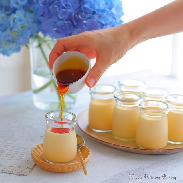 とろ～り絹どけプリンのカラメルあとがけ