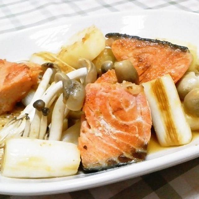 鮭の簡単お料理と葛粉で作るおやつ☆