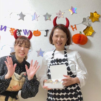 ハロウィンレッスン！大盛り上がりでした/飾り巻き寿司・練り切り教室