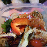 椎茸の肉詰め弁当