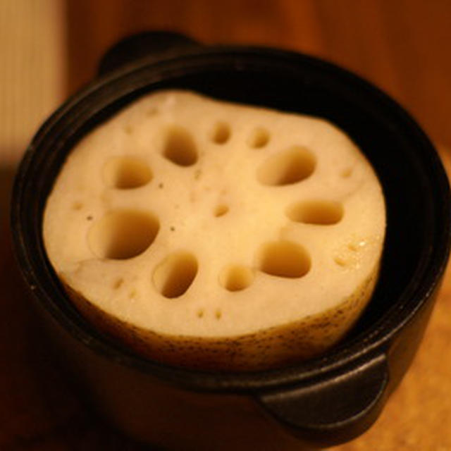 コロダッチで蓮根のロースト