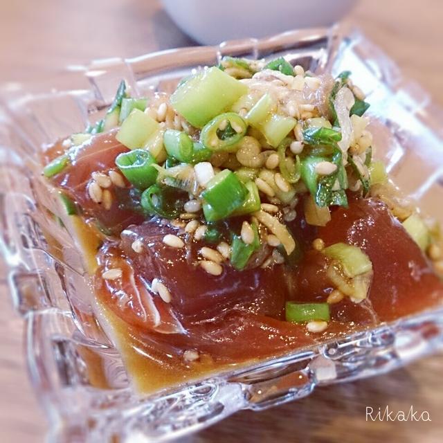 鰹のオイスター和え
