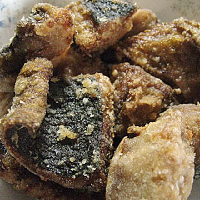 揚げ物にチャレンジ　その２　「赤エイの唐揚げ」