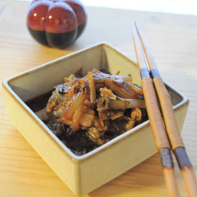 白菜ときのこのナポリタン煮　＆　よもぎホットシート　