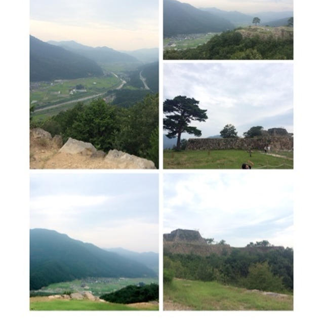 山登り。