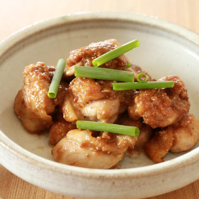 鶏肉の山椒味噌焼き