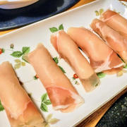 生ハムスパイシークリームチーズ巻　くるっと巻くだけ