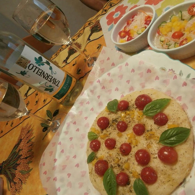 イタリア人気No.1ワイン タヴェルネッロと楽しむ！じゃがいもとミニトマトのフォカッチャ！