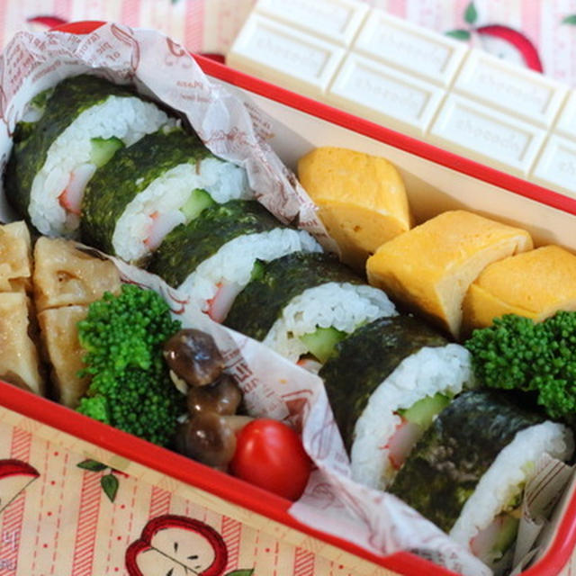 サラダ巻きで食べやすい弁当