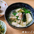 豆腐と豚ニラの中華風おかずスープ