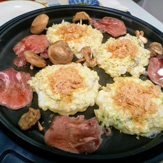 セールのハンドサニタイザー見つけた ～ シーフードチーズお好み焼き