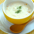 ぽってり＆なめらか〜ポテトとスイートコーンの食べるスープ。