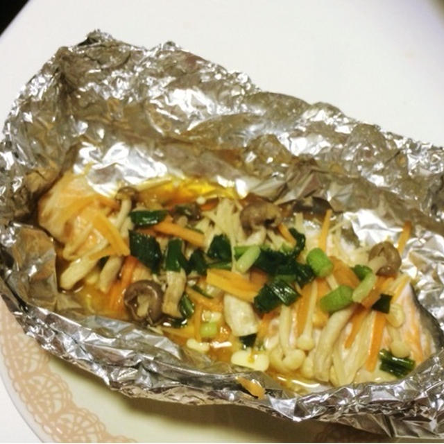鮭のホイル焼き