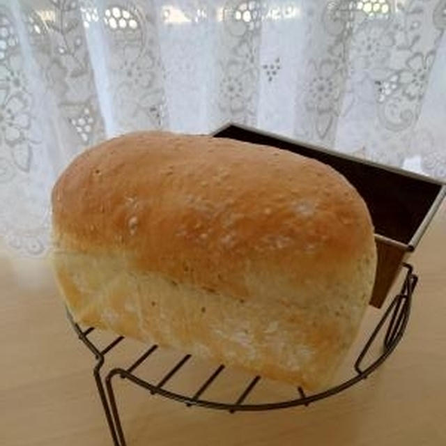 塩麴白ごまミニ食パン🎵