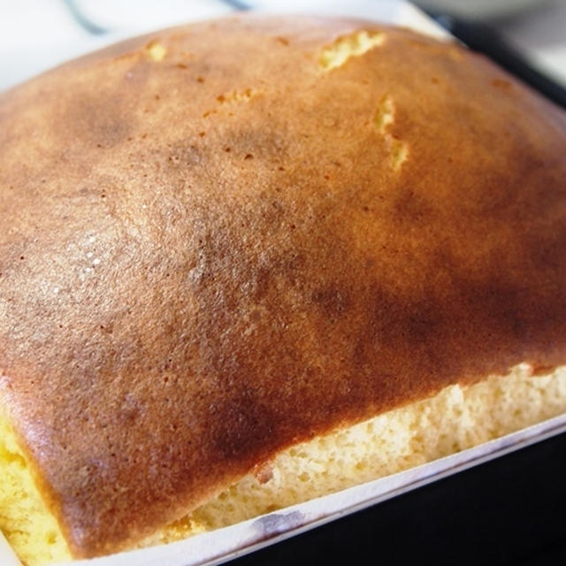 ぐりとぐらを見て　子供とカステラを作る
