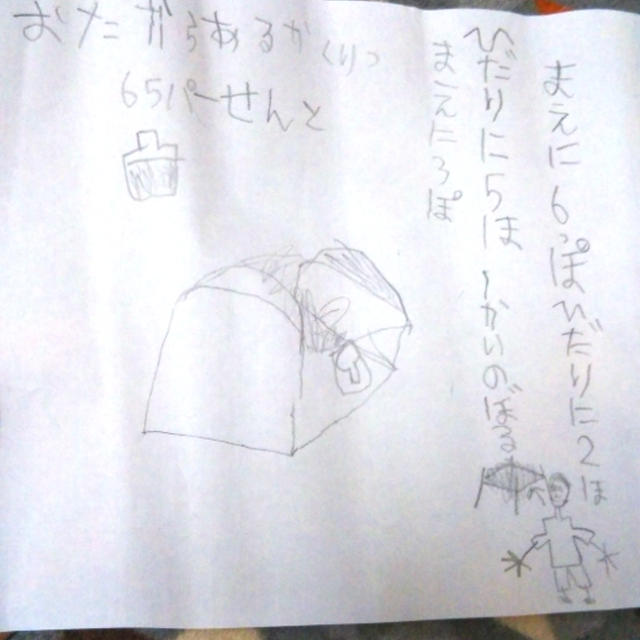 育児☆子どもから宝の地図？巻物を渡される