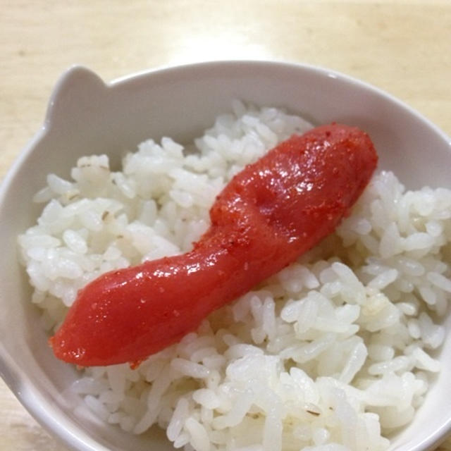 明太子ご飯＆香典返しの事